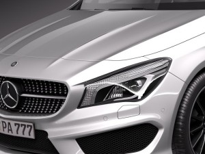 Mercedes-Benz CLA-class AMG 2014 Modello 3D