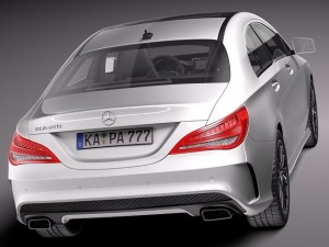 Mercedes-Benz CLA-class AMG 2014 Modello 3D