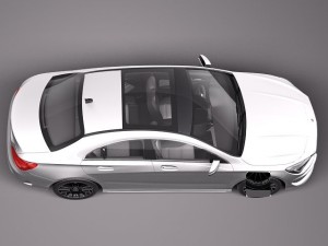 Mercedes-Benz CLA-class AMG 2014 Modello 3D