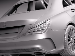 Mercedes-Benz CLA-class AMG 2014 Modello 3D