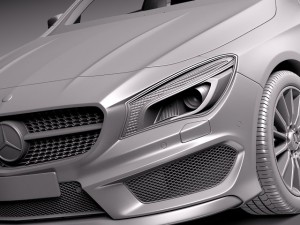 Mercedes-Benz CLA-class AMG 2014 Modello 3D
