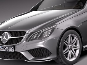 Mercedes-Benz E-class Coupe 2014 3D 模型