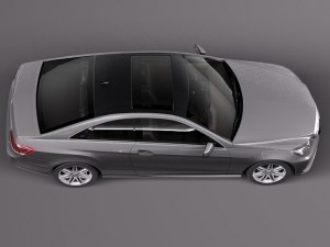 Mercedes-Benz E-class Coupe 2014 3D 模型