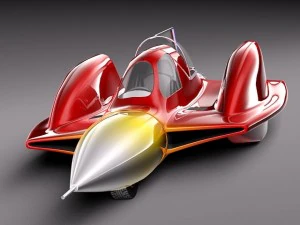 Turbo Sonic Concept Car Free Sample Model 3D Model