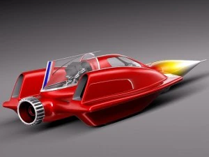Turbo Sonic Concept Car Free Sample Model 3D Model