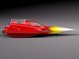 Turbo Sonic Concept Car Free Sample Model 3D Model