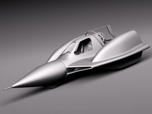 Turbo Sonic Concept Car Free Sample Model 3D Model