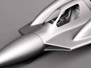 Turbo Sonic Concept Car Free Sample Model 3D Model