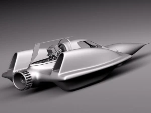 Turbo Sonic Concept Car Free Sample Model 3D Model