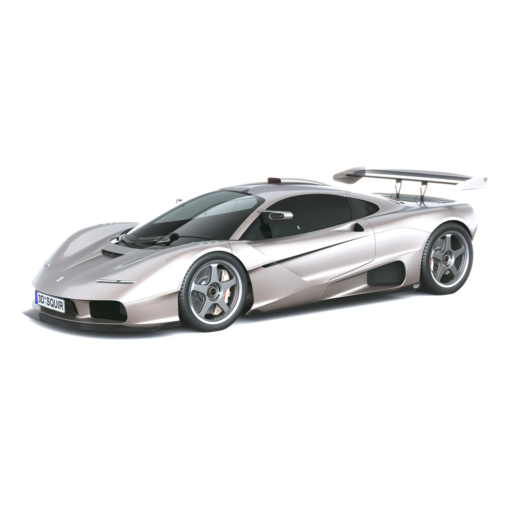 Gordon Murray S1 LM 2027 3D Model .c4d .max .obj .3ds .fbx .stl .blend 