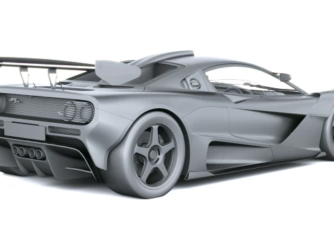 Gordon Murray S1 LM 2027 3D Model