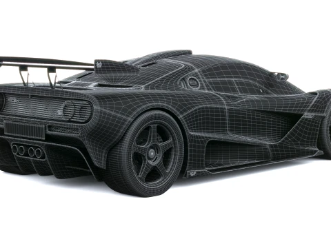 Gordon Murray S1 LM 2027 3D Model
