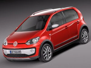 Volkswagen Cross Up 2014 3D Model
