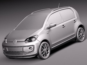 Volkswagen Cross Up 2014 3D 모델
