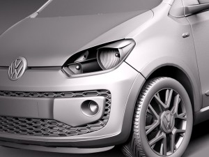 Volkswagen Cross Up 2014 3D 모델