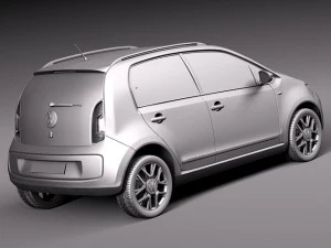 Volkswagen Cross Up 2014 3D Model