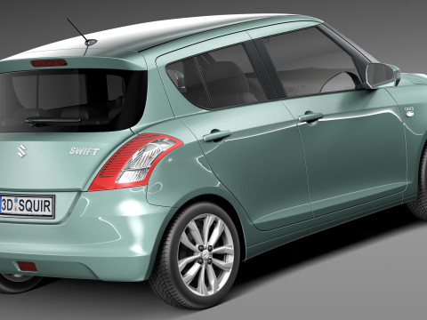 Suzuki Swift 2013 Modelo 3D