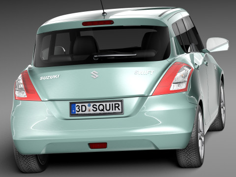 Suzuki Swift 2013 Modelo 3D