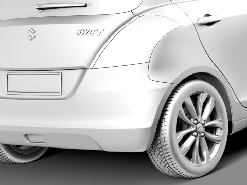 Suzuki Swift 2013 Modelo 3D