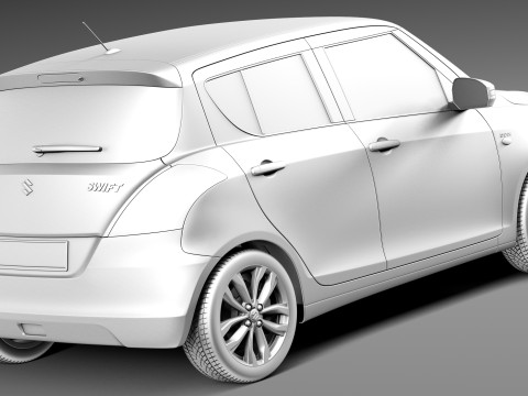 Suzuki Swift 2013 Modelo 3D