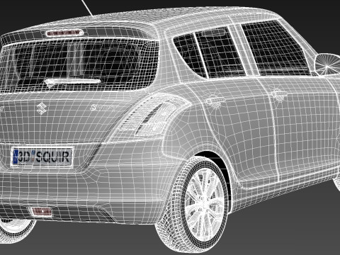 Suzuki Swift 2013 Modelo 3D