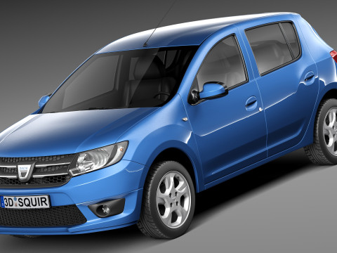 Dacia Sandero 2013 3D मॉडल