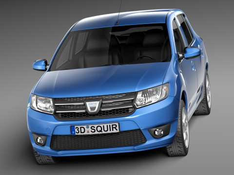 Dacia Sandero 2013 3D Модель