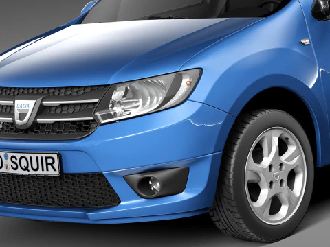 Dacia Sandero 2013 3D Model