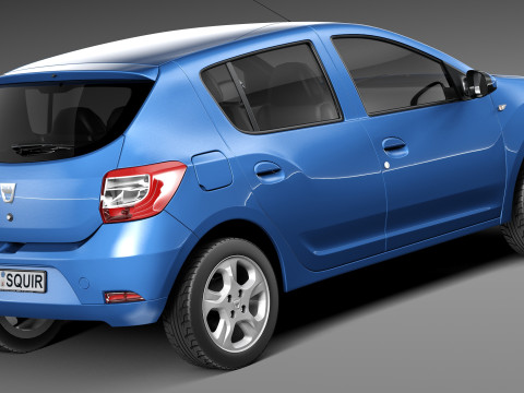 Dacia Sandero 2013 3D Модель