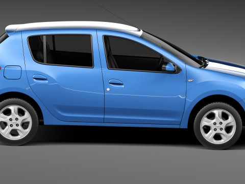 Dacia Sandero 2013 3D Модель