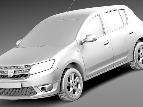 Dacia Sandero 2013 3D Модель