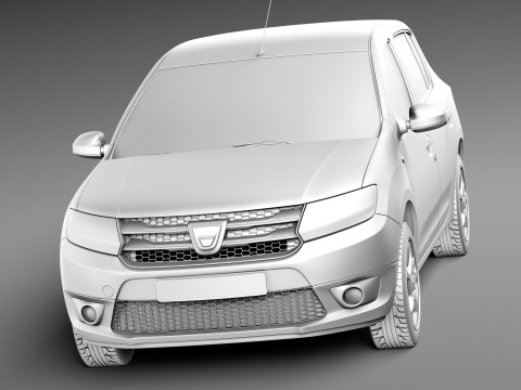 Dacia Sandero 2013 3D Модель