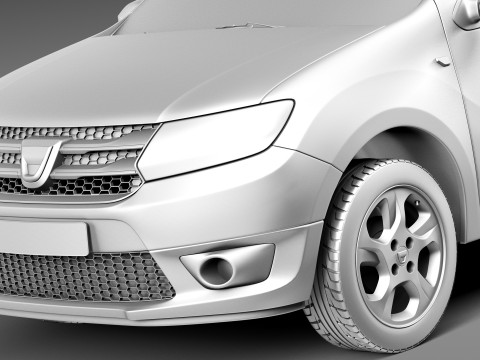 Dacia Sandero 2013 3D Модель