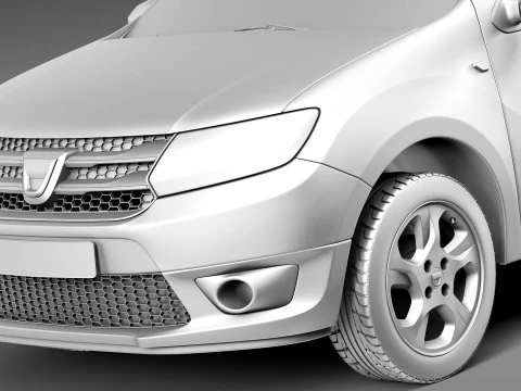 Dacia Sandero 2013 3D Model