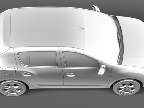 Dacia Sandero 2013 3D Модель