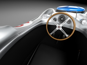 Mercedes-Benz Renntransporter Combo 1954 3D Model