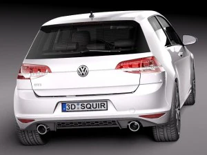 Volkswagen Golf VII GTI 2014 Modelo 3D