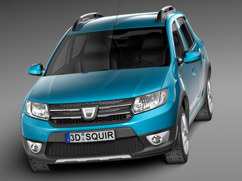 Dacia Sandero 2013 stepway Modelo 3D