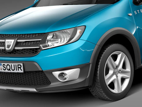 Dacia Sandero 2013 stepway 3D Model