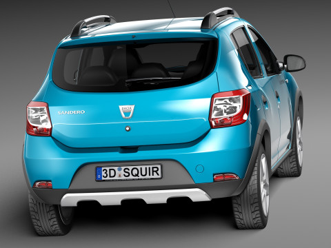 Dacia Sandero 2013 stepway Modelo 3D
