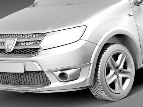 Dacia Sandero 2013 stepway Modelo 3D