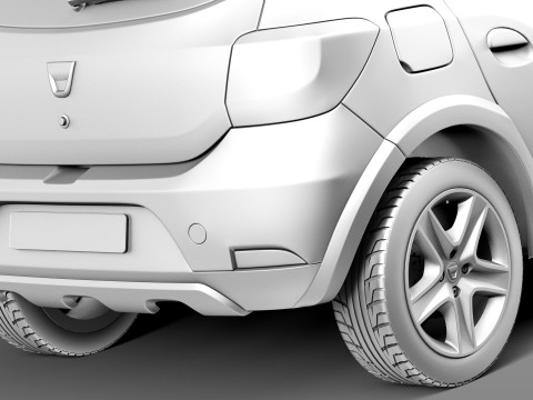 Dacia Sandero 2013 stepway Modelo 3D