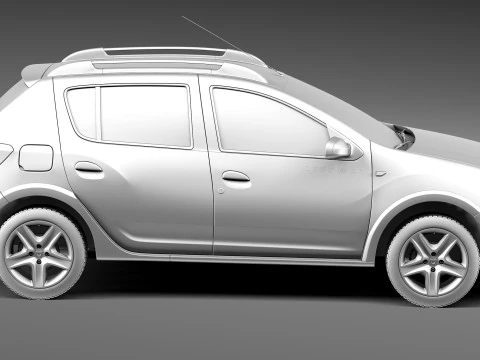 Dacia Sandero 2013 stepway 3D Model