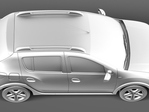 Dacia Sandero 2013 stepway Modelo 3D