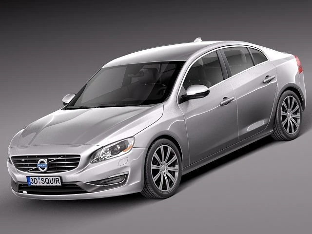 Volvo S60 2014 3D Model .c4d .max .obj .3ds .fbx .stl .blend 