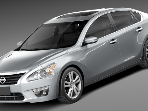 Nissan Altima Sedan 2013 Modèle 3D