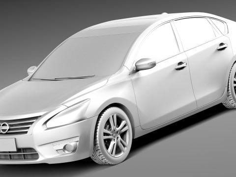 Nissan Altima Sedan 2013 3D-Modell