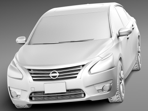 Nissan Altima Sedan 2013 3D-Modell