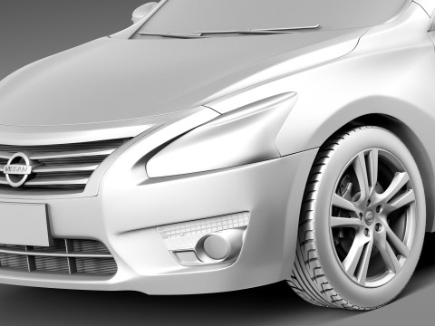 Nissan Altima Sedan 2013 3D-Modell