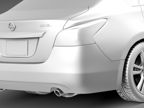 Nissan Altima Sedan 2013 3D-Modell